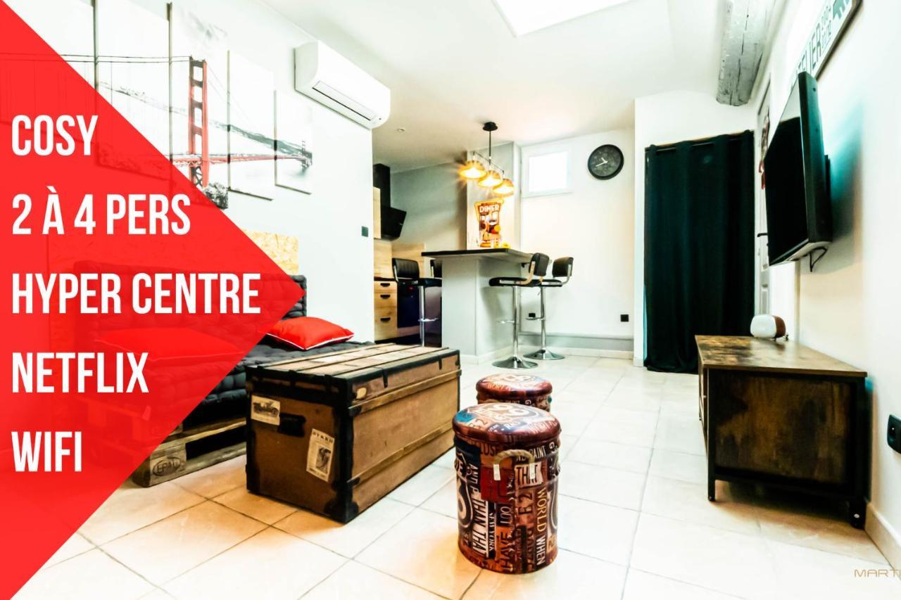 Centre Historique - Free Parking - Self Checkin - Wifi - Industriel - Sleepntripbeziers Apartment *